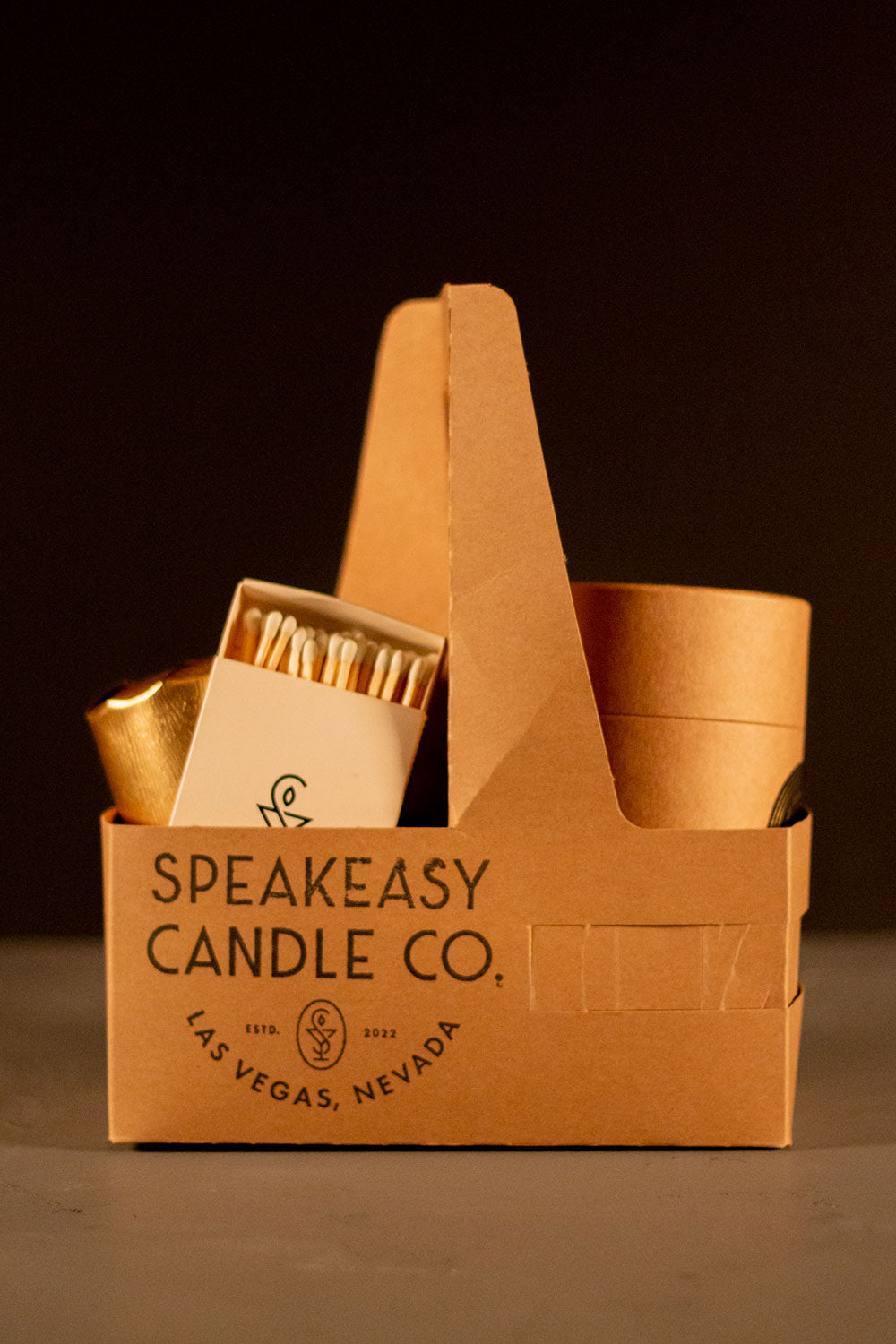 Top Shelf Gift Set (2 candles and matches)